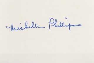 Michelle Phillips autograph