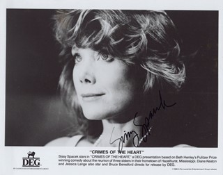 Sissy Spacek autograph