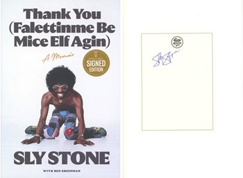 Sly Stone autograph