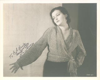 Zita Johann autograph