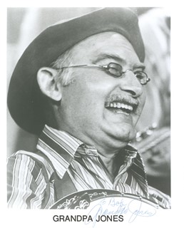 Grandpa Jones autograph