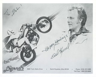 Evel Knievel autograph