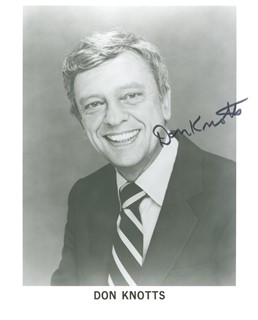 Don Knotts autograph