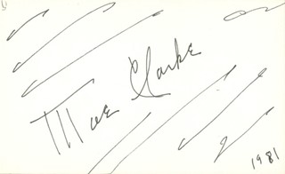 Mae Clarke autograph