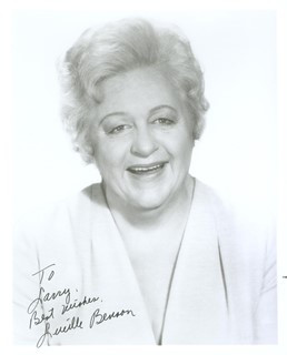 Lucille Benson autograph