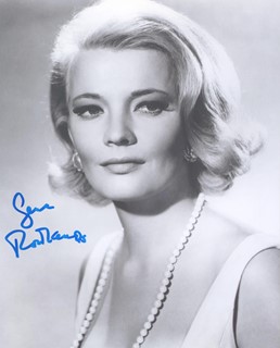 Gena Rowlands autograph