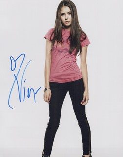 Nina Dobrev autograph