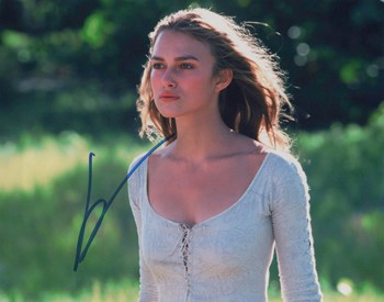 Keira Knightley autograph