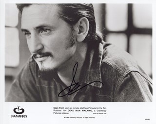 Sean Penn autograph