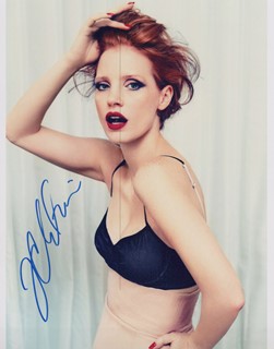 Jessica Chastain autograph