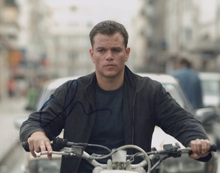 Matt Damon autograph