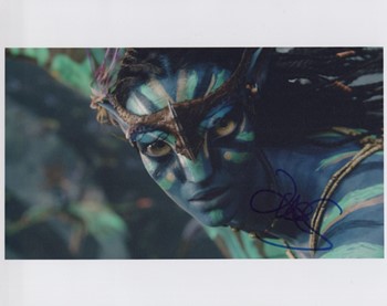 Zoe Saldana autograph