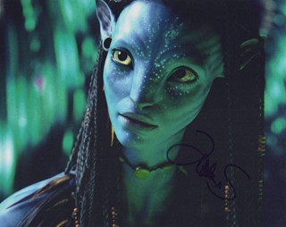 Zoe Saldana autograph