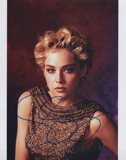 Sharon Stone autograph