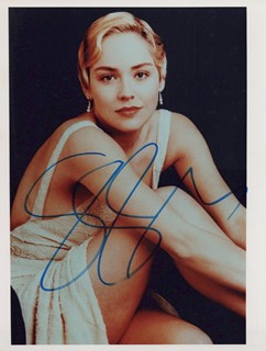 Sharon Stone autograph