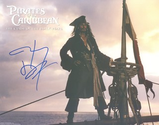 Johnny Depp autograph