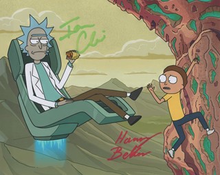 Rick and Morty autograph