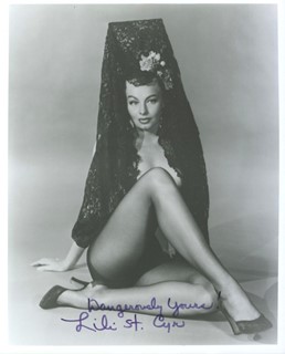 Lili St. Cyr autograph