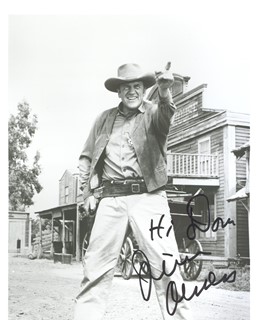 James Arness autograph