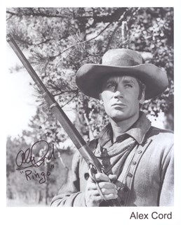 Alex Cord autograph