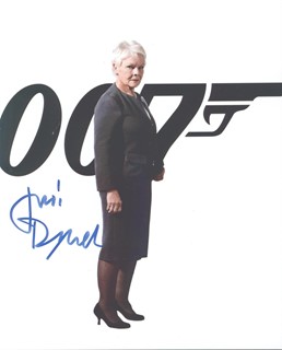 Judi Dench autograph