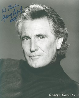 George Lazenby autograph