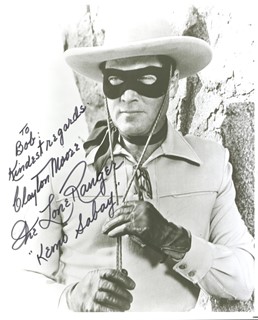 Clayton Moore autograph