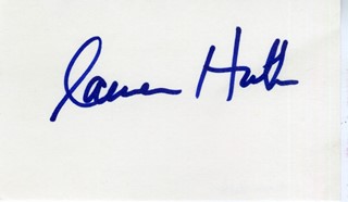 Lauren Hutton autograph