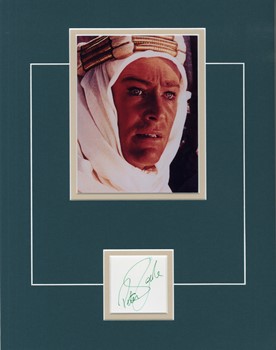 Peter O'Toole autograph