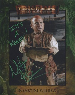 Martin Klebba autograph