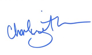 Charlize Theron autograph