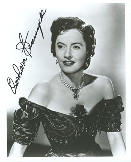 Barbara Stanwyck autograph