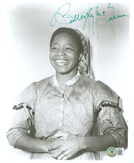 Butterfly McQueen autograph