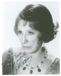 Judith Anderson autograph