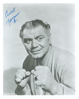 Ernest Borgnine autograph