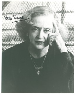 Bette Davis autograph