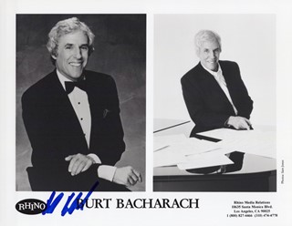 Burt Bacharach autograph