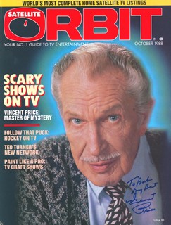 Vincent Price autograph