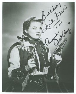 Gail Davis autograph