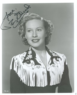 Penny Edwards autograph