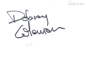 Dabney Coleman autograph