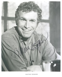 Wayne Rogers autograph