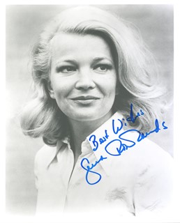 Gena Rowlands autograph