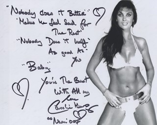 Caroline Munro autograph