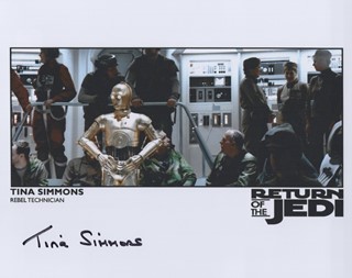 Tina Simmons autograph