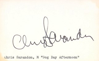 Chris Sarandon autograph