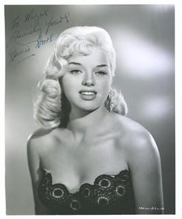 Diana Dors autograph