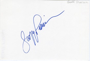 Geoffrey Pierson autograph