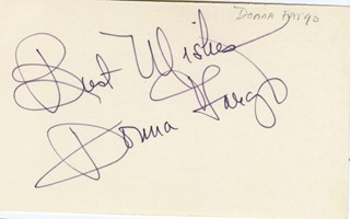 Donna Fargo autograph