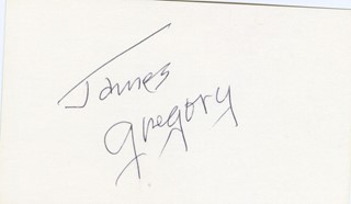 James Gregory autograph